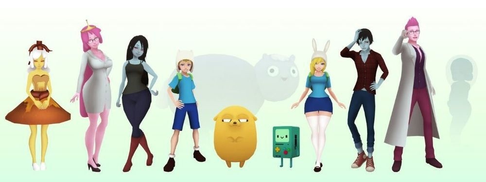 If adventure time was a 3d anime walkthrough